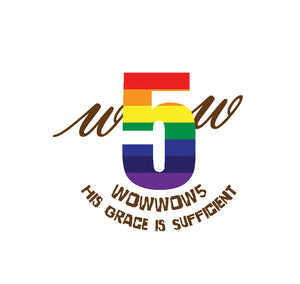 Our New Rainbow 5 Logo and Tagline - Go into the world. Fashionably.