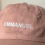 EMMANUEL Pink Baseball Cap