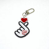 Jesus Loves You Keychain Charm