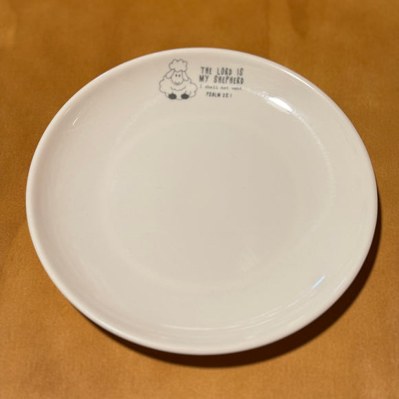 Melamine Plate - The Lord is My Shepherd Sheep