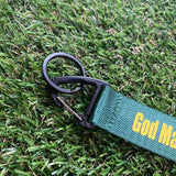 God Makes All Things Possible Green Wrist strap keychain
