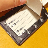 Luggage Tag - Psalm 23 Black