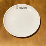 Melamine Plate - Jesus Loves Me