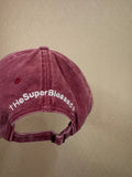 BELOVED Heart Maroon Washed Baseball Cap