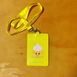 You are The Gem in His Eyes Gem Biscuit Yellow Cardholder lanyard set