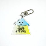 You are the Light of the world Keychain Charm
