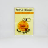 Waffly Blessed Keychain Charm
