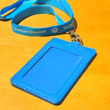 God Has Your Back! Eggie blue Cardholder lanyard set