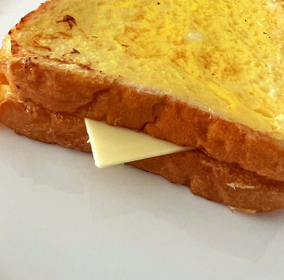 Sweetened French Toast with cheese