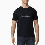 Shalom Peace black unisex Tshirt