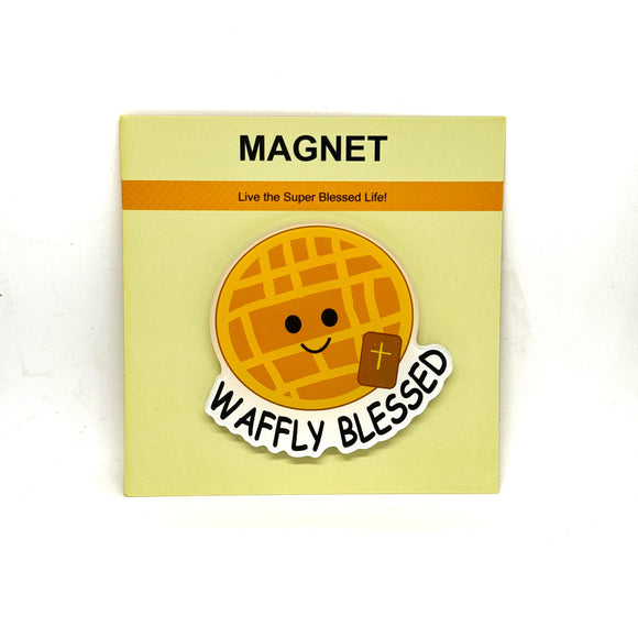Magnet Waffly Blessed (acrylic)
