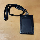 The Lord is My Shepherd Black Cardholder lanyard set