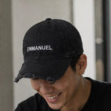EMMANUEL Black Baseball Cap