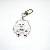 Worry Free Birdie Keychain Charm
