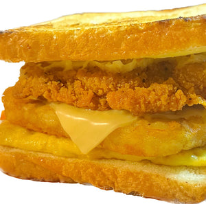 👍 Spicy Chicken Hashbrown Sandwich Toast