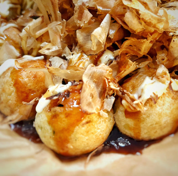 Takoyaki octopus balls