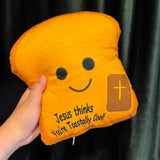 Jesus Thinks You’re Toastally Cool Plush