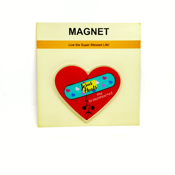 Magnet Jesus Heals the brokenhearted (acrylic)