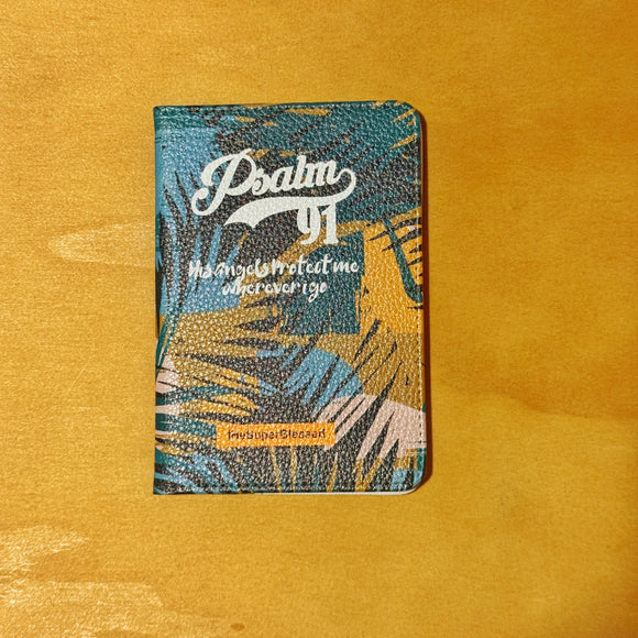 Passport Cover - Psalm 91 Foliage