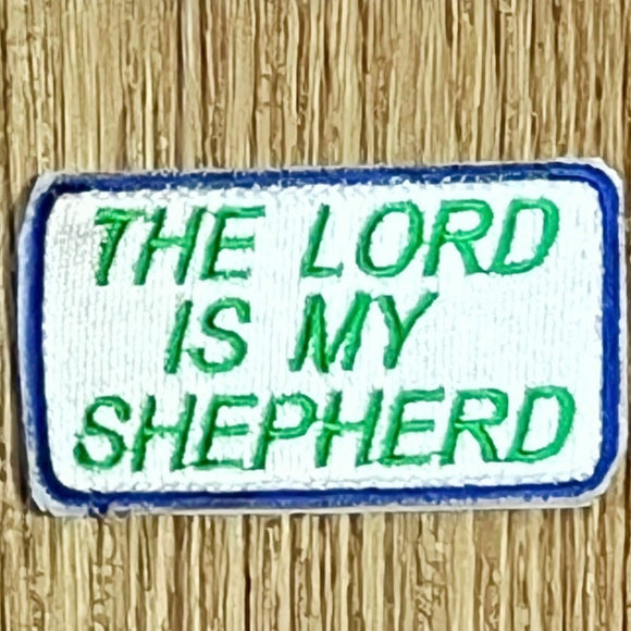 THE LORD IS MY SHEPHERD Verse-It Velcro Morale Patch