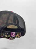 Psalm 23 Black Flora Trucker Cap