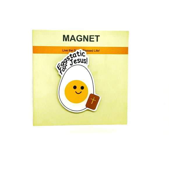 Magnet Eggstatic for Jesus (acrylic)