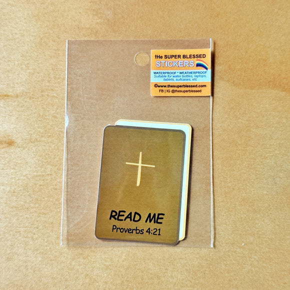 Bible Christian Waterproof Sticker