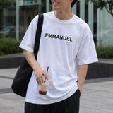 EMMANUEL Oversize unisex Tshirt White