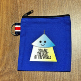 Light of the World Coin Pouch with Key Ring