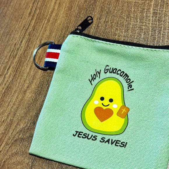 Holy Guacamole Coin Pouch with Key Ring