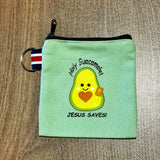 Holy Guacamole Coin Pouch with Key Ring