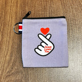Jesus Loves You Coin Pouch with Key Ring