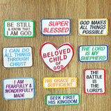 Tote Bag Black Velcro Patch for Verse-It Velcro Morale Patch