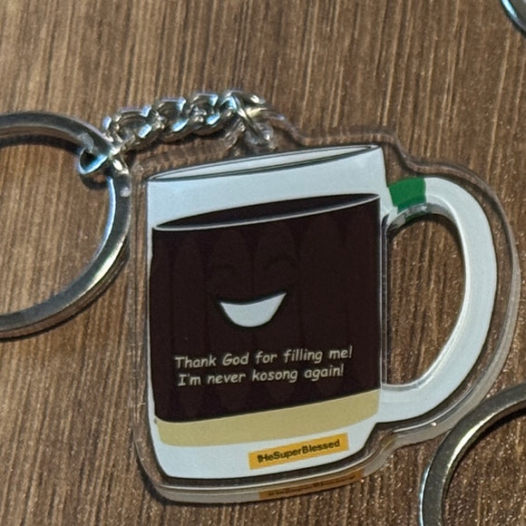 Kopi Not Kosong Keychain