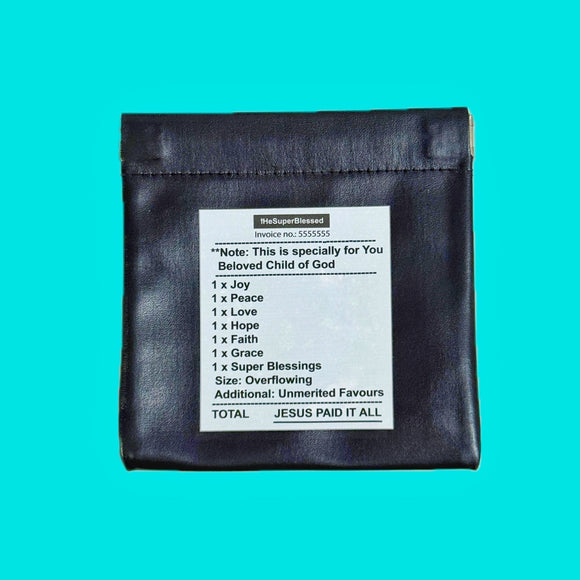 Jesus Paid It All receipt Snap Pouch