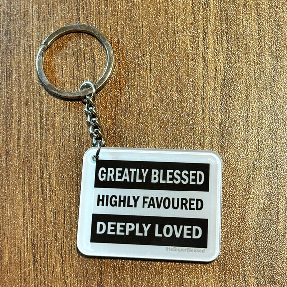 Greatly Blessed Keychain