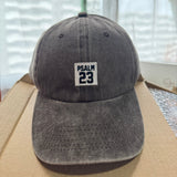 Psalm 23 Box Brown Washed Baseball Cap