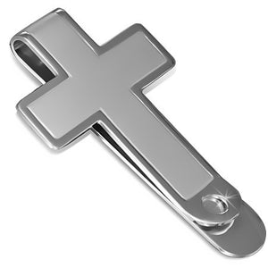 Stainless Steel Latin Cross Money Clip - CML066