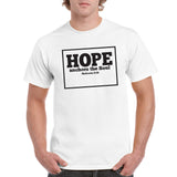 Hope Anchors the Soul - white Unisex Tshirt