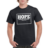 Hope Anchors the Soul - black unisex Tshirt