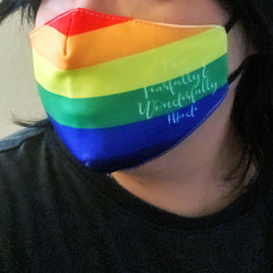 Rainbow Mask - I am Fearfully & Wonderfully Made