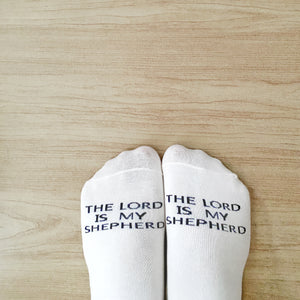 tHe Super Blessed Psalm 23 Ankle Socks