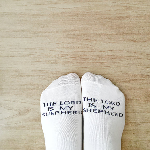 tHe Super Blessed Psalm 23 Ankle Socks