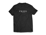 PRAY unisex Tshirt (white/black)