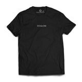 SHALOM black unisex Tshirt