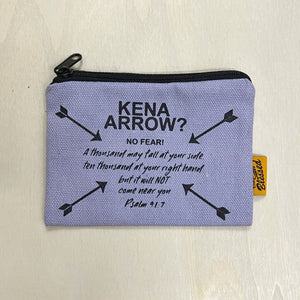 Coin pouch 9x13cm Kena Arrow (“I’m a Singaporean Christian Lah!” series)