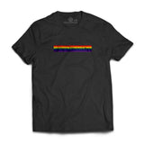 I am fearfully & wonderfully made Rainbow black - tHeSuperBlessed Christian unisex Tshirt