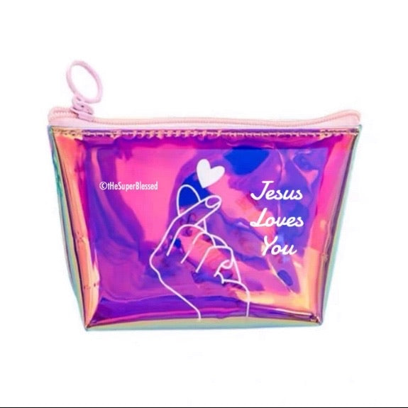 Jesus Loves You Coin Pouch