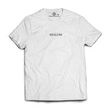 SHALOM white unisex Tshirt
