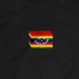 Rainbow Lapis 九层糕 God’s Promise black unisex Tshirt - “The Super Blessed Hawker” Series